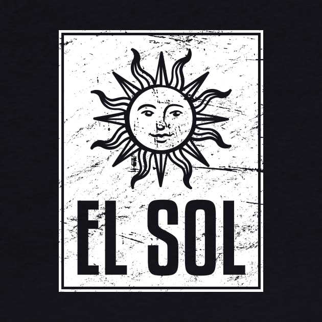 El Sol | Loteria Mexican Tarot Card by MeatMan